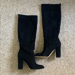 Knee-high Sam Edelman slip on boots